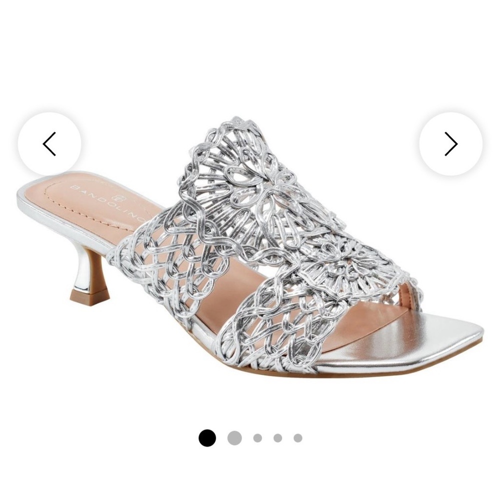 Bandolino Melvana Silver sandals